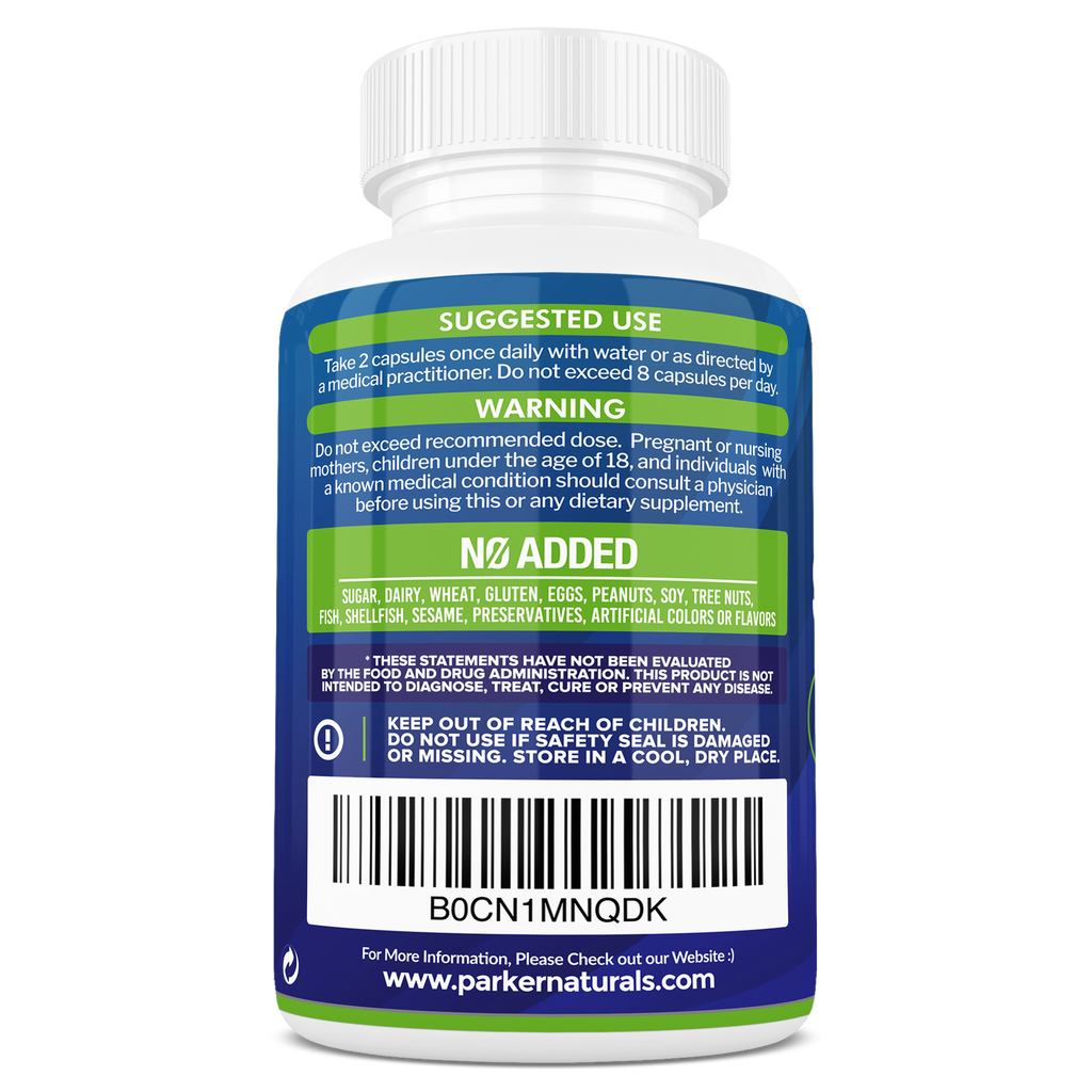 Parker Naturals Liver Support & Detox with NAC & Milk Thistle. 120 Capsules. Made in USA!