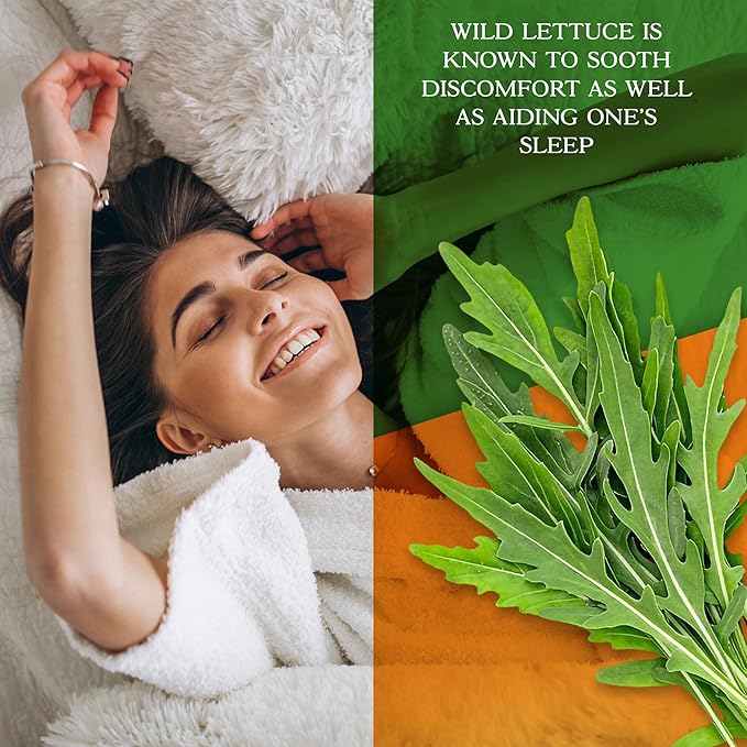 Parker Naturals Wild Lettuce Extract & California Poppy Seed Supplement, 2 Way Premium Strength Herbal Supplement for Healthy Sleep & Relief Support, 120 Capsules