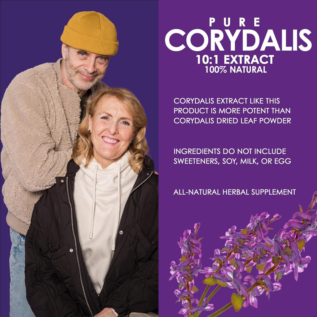 Parker Naturals Pure Corydalis Natural Relief to Alleviate Minor Aches Extract - 1,000 Mg Per Serving - 240 Premium Corydalis Capsules