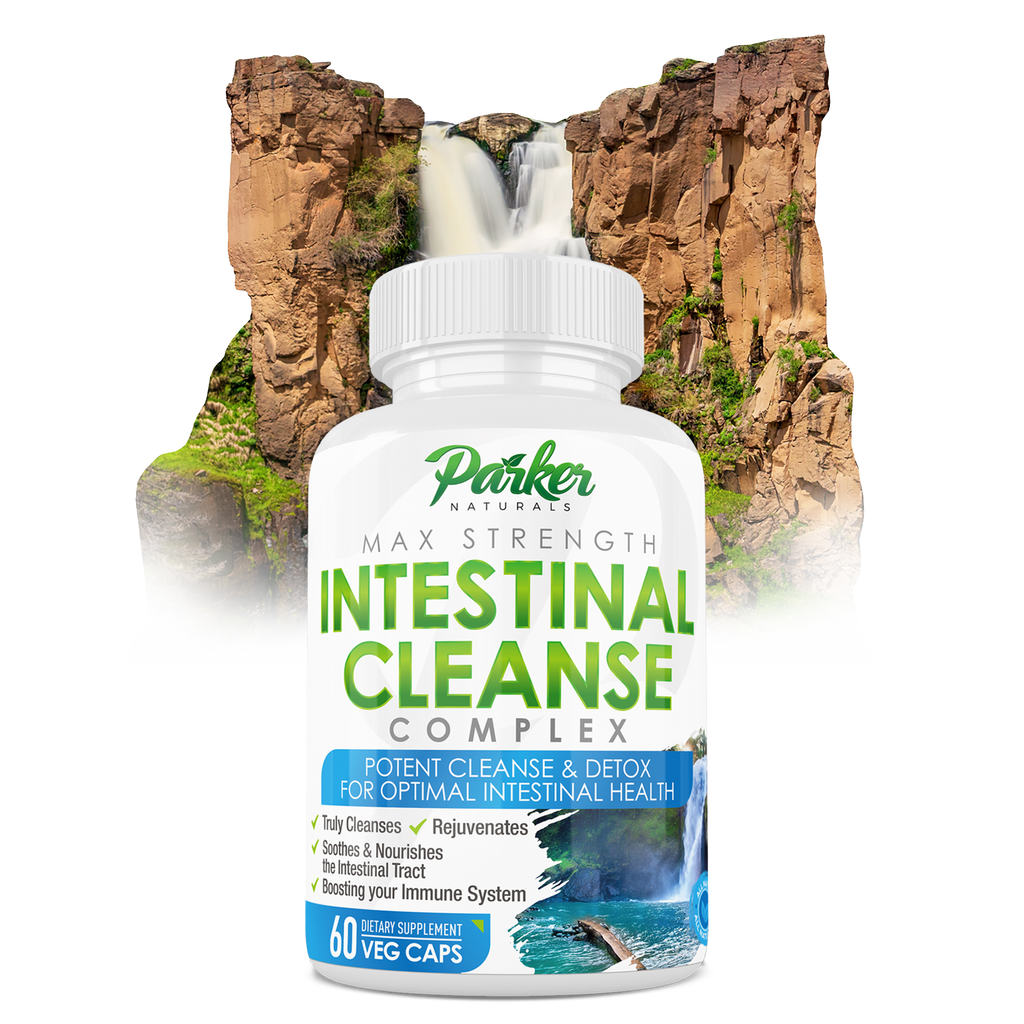 Parker Naturals Intestinal Cleanse for Humans, Extra Strength, With Black Walnut Hull, Wormwood, Echinacea