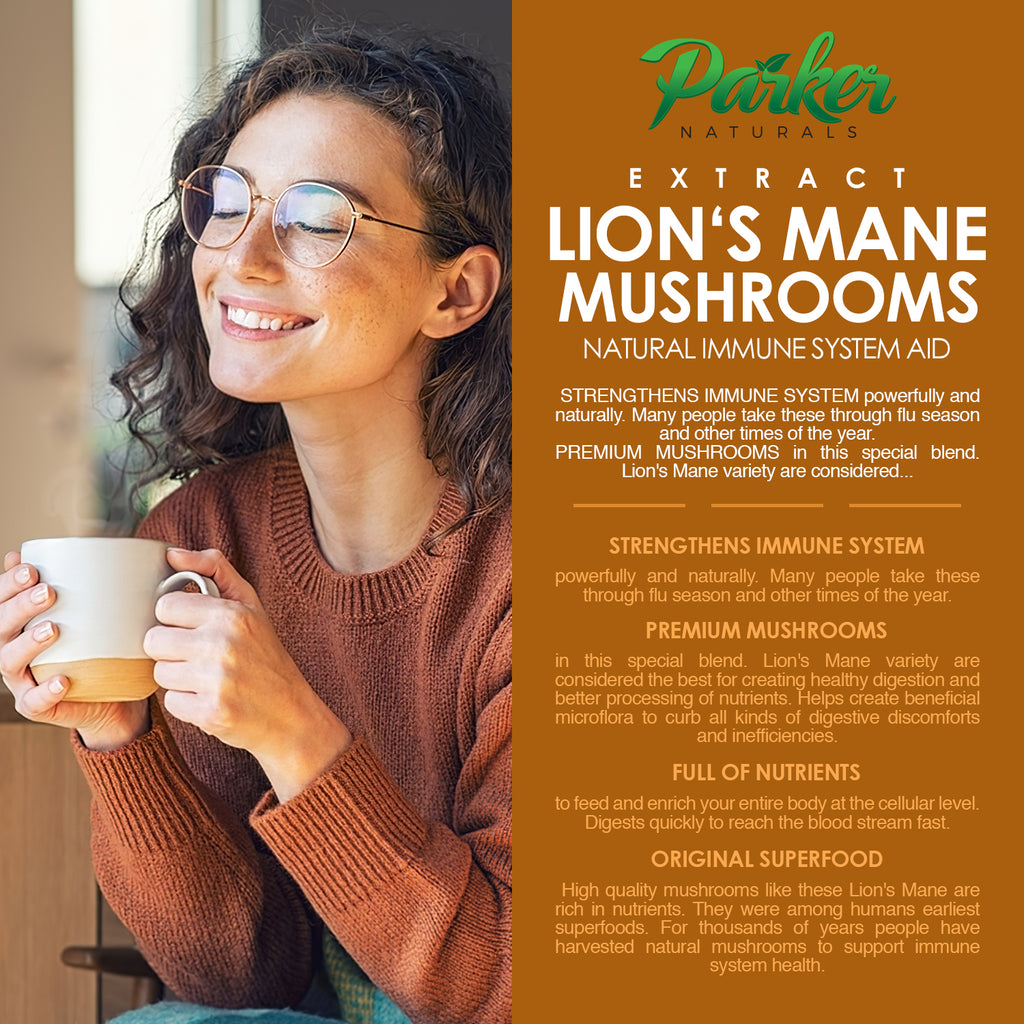 Lion's Mane Natural Mushroom Supplement